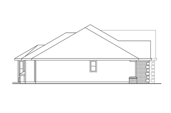 Exterior - Other Elevation for Traditional House Plan #124-344 - 3 bed, 3 bath