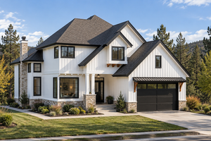 Dream House Plan - Exterior - Front Elevation for Farmhouse House Plan #1100-162 - 3 bed, 2.5 bath