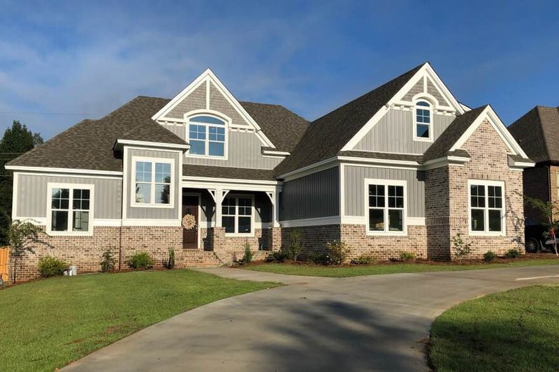 Architectural House Design - Exterior - Front Elevation 3 for Craftsman House Plan #63-418 - 4 bed, 3 bath