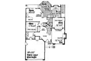 European Style House Plan - 4 Beds 2.5 Baths 2539 Sq/Ft Plan #47-300 