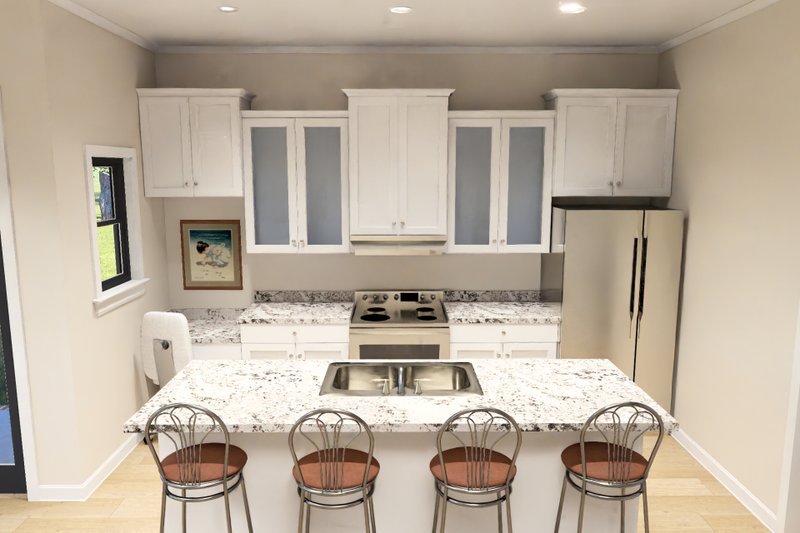 Architectural House Design - Interior - Kitchen 2 for Traditional House Plan #513-2458 - 3 bed, 2 bath