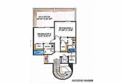 Mediterranean Style House Plan - 4 Beds 4.5 Baths 4483 Sq/Ft Plan #27-268 