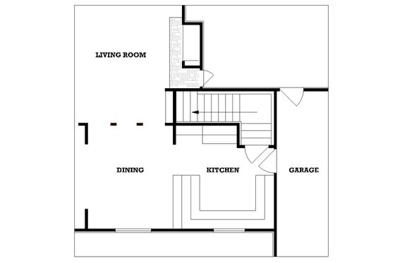 Floor Plan - Other Floor for Traditional House Plan #45-106 - 3 bed, 2 bath