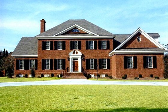 Exterior - Front Elevation 2 for Southern House Plan #137-170 - 4 bed, 3 bath