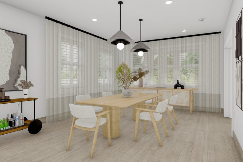 House Design - Interior - Dining Room for Farmhouse House Plan #1060-240 - 5 bed, 3 bath