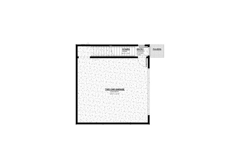 Architectural House Design - Floor Plan - Main Floor for Modern House Plan #895-112 - 1 bed, 1 bath