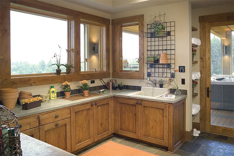 Home Plan - Laundry Room - 5100 Square foot Craftsman home