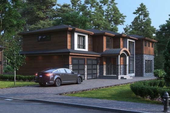 Exterior - Other Elevation for Contemporary House Plan #1066-190 - 5 bed, 4.5 bath