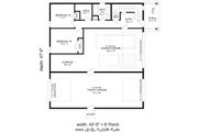 Contemporary Style House Plan - 3 Beds 2.5 Baths 2288 Sq/Ft Plan #932-1022 