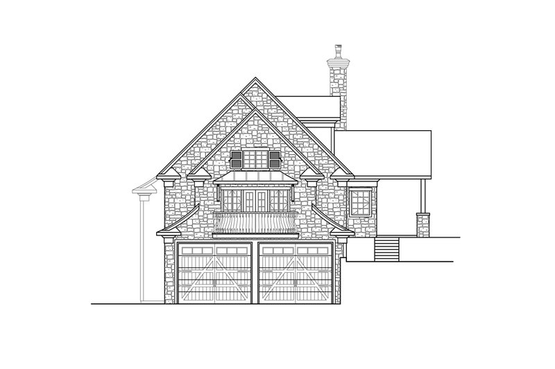 House Plan Design - Exterior - Other Elevation for Cottage House Plan #124-1110 - 1 bed, 2 bath