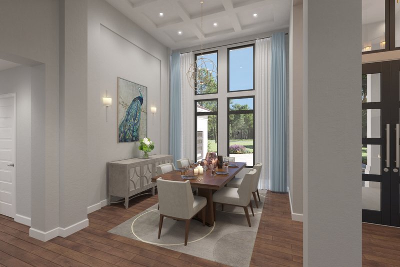 Home Plan - Interior - Dining Room for Prairie House Plan #930-535 - 4 bed, 4 bath