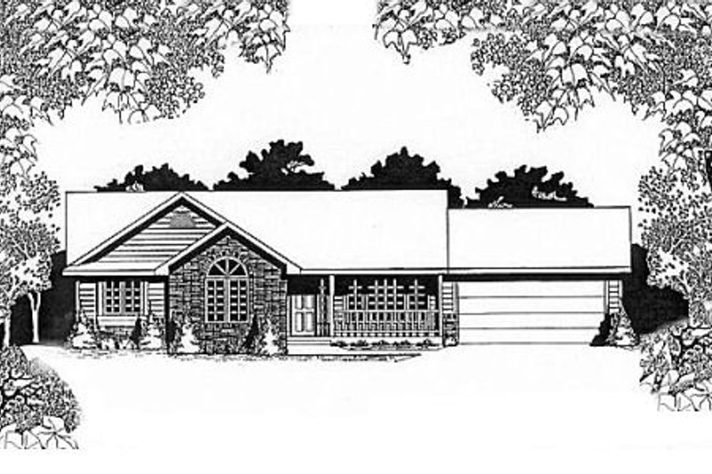 House Plan Design - Traditional Exterior - Front Elevation Plan #58-121