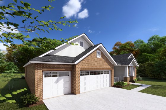 Exterior - Other Elevation 1 for Traditional House Plan #513-2068 - 4 bed, 3 bath