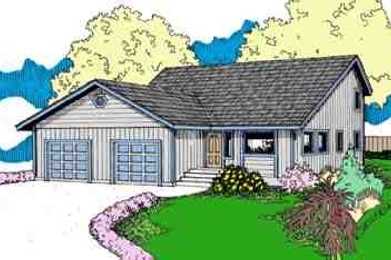 Architectural House Design - Traditional Exterior - Front Elevation Plan #60-613
