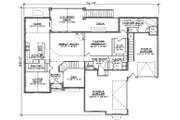 Traditional Style House Plan - 3 Beds 3.5 Baths 2213 Sq/Ft Plan #5-258 