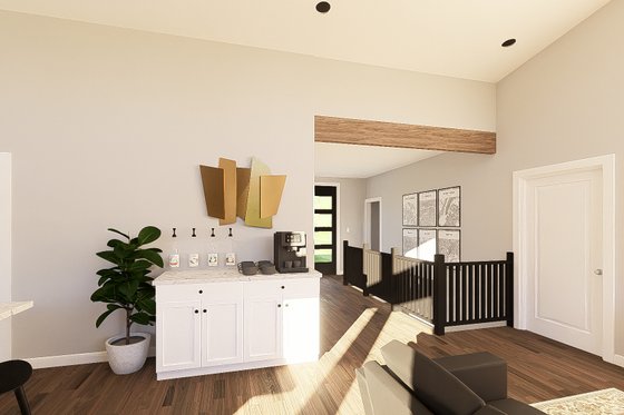 Interior - Family Room for Contemporary House Plan #1064-459 - 2 bed, 2 bath
