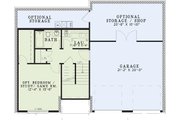 European Style House Plan - 3 Beds 3 Baths 1596 Sq/Ft Plan #17-301 Floor 