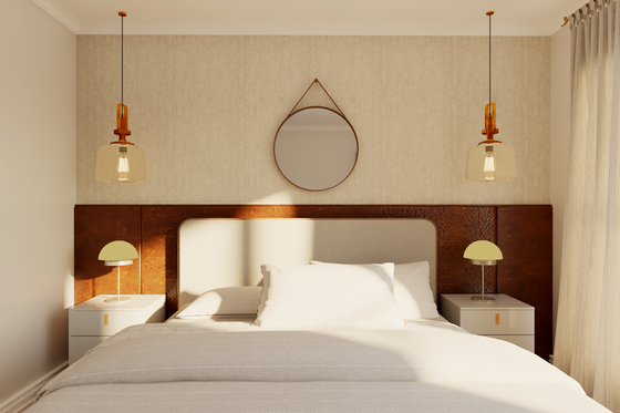 Interior - Bedroom 2 for Craftsman House Plan #1064-409 - 2 bed, 1.5 bath