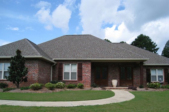 Exterior - Front Elevation 3 for European House Plan #44-181 - 3 bed, 2.5 bath
