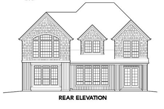Exterior - Other Elevation for European House Plan #48-260 - 4 bed, 4 bath