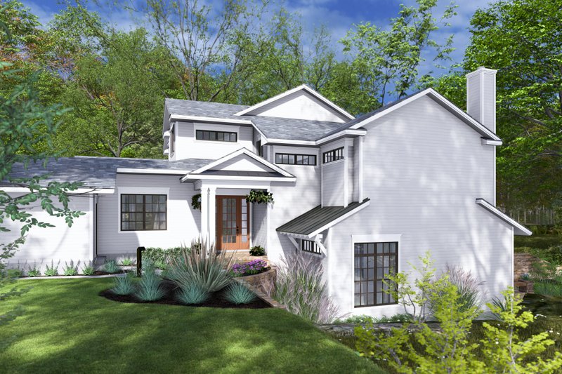 Dream House Plan - Exterior - Other Elevation 1 for Colonial House Plan #120-288 - 6 bed, 6 bath