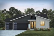 Contemporary Style House Plan - 3 Beds 2 Baths 2087 Sq/Ft Plan #569-74 