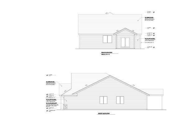 Exterior - Other Elevation 1 for Craftsman House Plan #53-679 - 4 bed, 2 bath