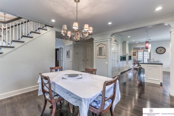 Interior - Dining Room for European House Plan #137-226 - 4 bed, 3 bath
