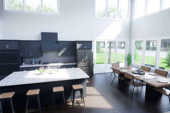 Exterior - Other Elevation 5 for Barndominium House Plan #1116-14 - 4 bed, 2.5 bath