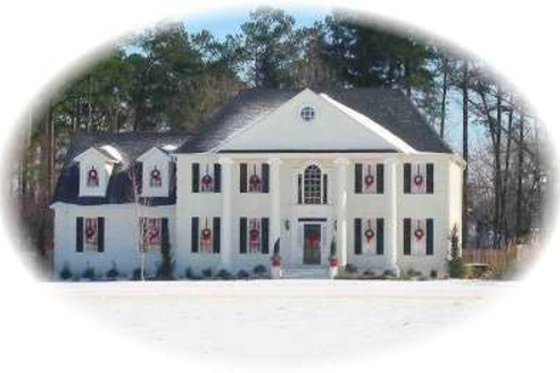 Exterior - Front Elevation for Colonial House Plan #81-1450 - 4 bed, 3.5 bath