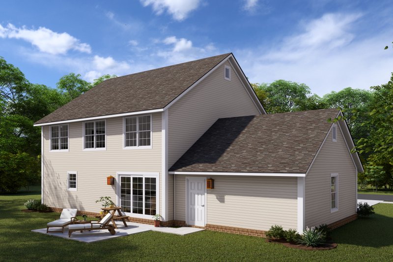 Home Plan - Exterior - Other Elevation 1 for Farmhouse House Plan #513-2227 - 4 bed, 2.5 bath