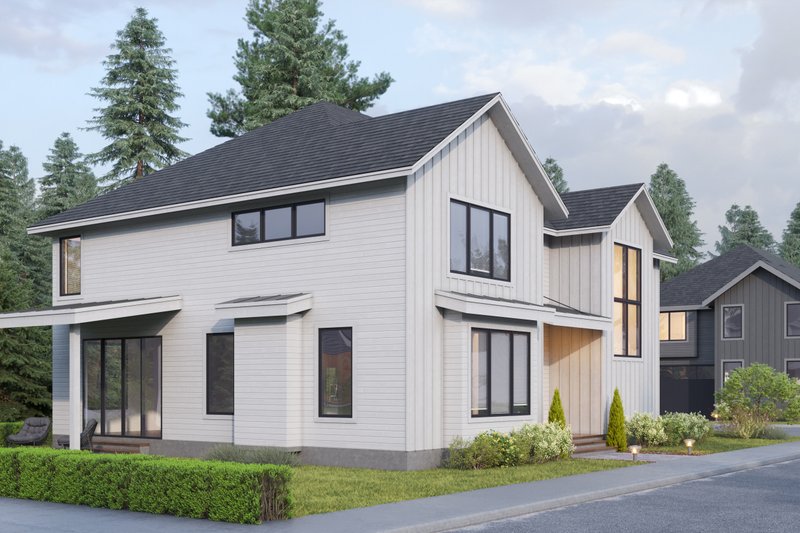 House Blueprint - Exterior - Other Elevation for Traditional House Plan #1066-201 - 5 bed, 4 bath