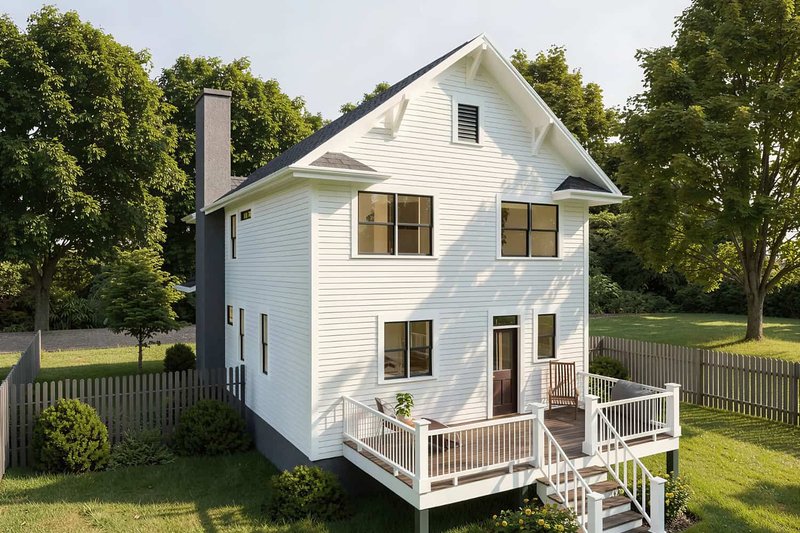Dream House Plan - Exterior - Other Elevation for Farmhouse House Plan #79-268 - 3 bed, 2.5 bath