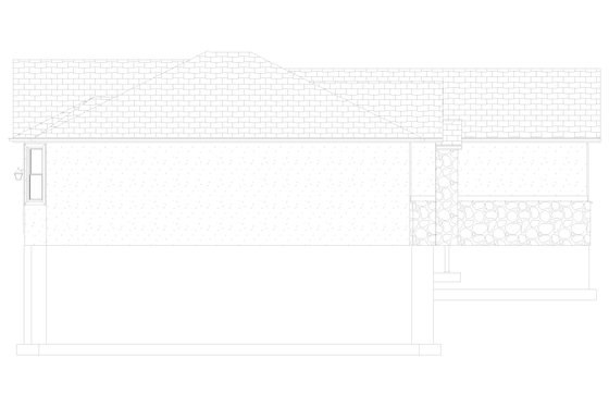 Exterior - Other Elevation for Ranch House Plan #1060-289 - 3 bed, 2 bath