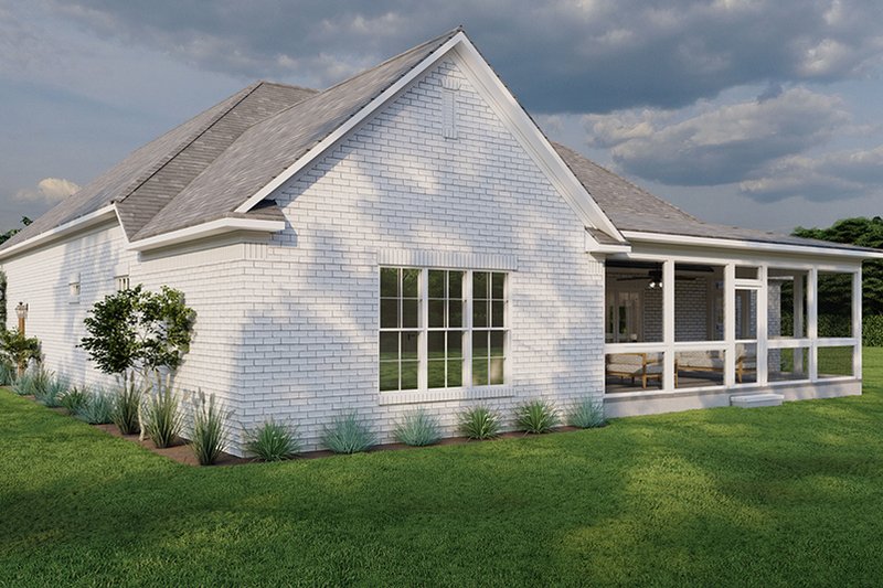 Home Plan - Exterior - Rear Elevation 1 for Traditional House Plan #923-332 - 3 bed, 2 bath