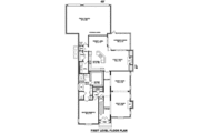 European Style House Plan - 3 Beds 2.5 Baths 3459 Sq/Ft Plan #81-1112 