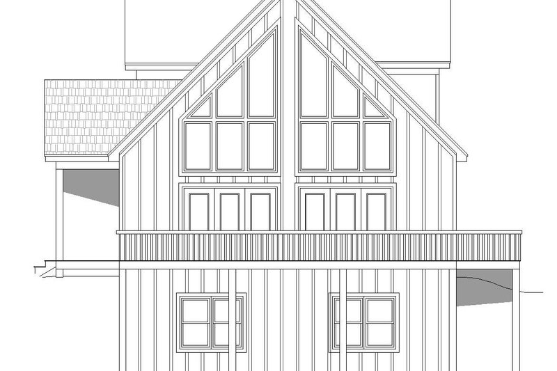 Architectural House Design - Exterior - Other Elevation 1 for Country House Plan #932-203 - 3 bed, 2 bath