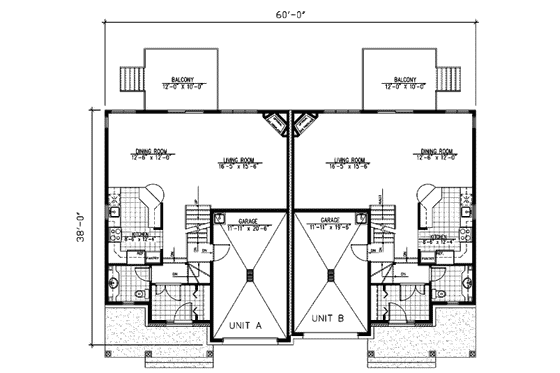 Floor Plan - Main Floor for Country House Plan #138-256 - 3 bed, 1.5 bath