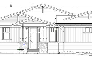 Exterior - Front Elevation 3 for Craftsman House Plan #895-155 - 4 bed, 2.5 bath