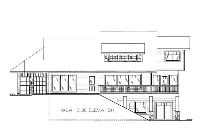 Home Plan - Exterior - Other Elevation for Bungalow House Plan #117-637 - 4 bed, 3 bath