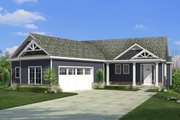 Craftsman Style House Plan - 3 Beds 3 Baths 2776 Sq/Ft Plan #1057-21 