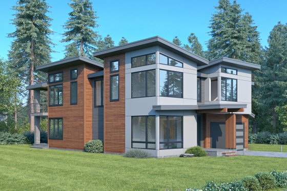 Exterior - Other Elevation for Contemporary House Plan #1066-160 - 5 bed, 4 bath