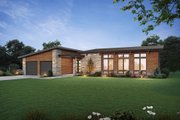 Contemporary Style House Plan - 3 Beds 2.5 Baths 2049 Sq/Ft Plan #48-1141 