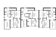 Contemporary Style House Plan - 9 Beds 6 Baths 4282 Sq/Ft Plan #1101-43 