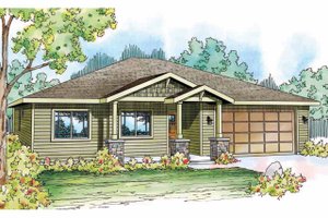 Traditional Exterior - Front Elevation Plan #124-822