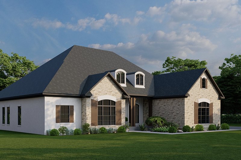 House Blueprint - Exterior - Other Elevation for Traditional House Plan #923-289 - 3 bed, 2.5 bath