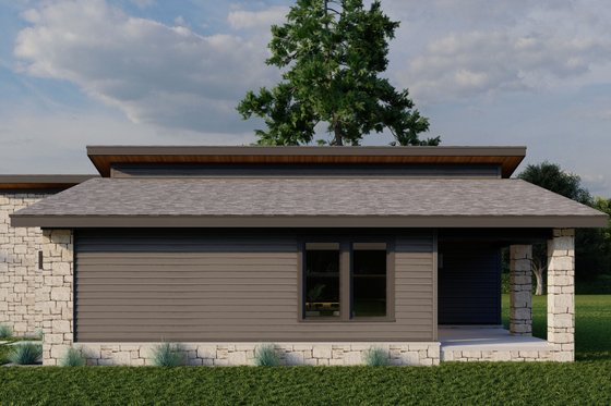 Exterior - Other Elevation 1 for Farmhouse House Plan #923-442 - 3 bed, 2 bath