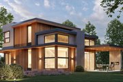 Contemporary Style House Plan - 2 Beds 2 Baths 1432 Sq/Ft Plan #1066-298 