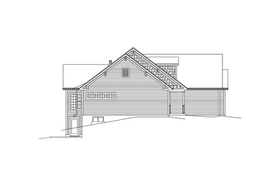 Exterior - Other Elevation for Ranch House Plan #57-667 - 3 bed, 2 bath