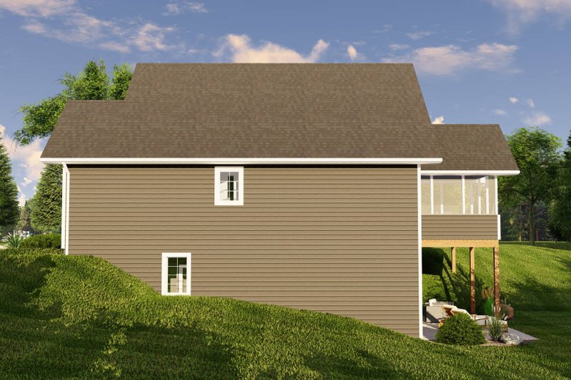 House Blueprint - Exterior - Other Elevation for Craftsman House Plan #1064-45 - 2 bed, 1.5 bath